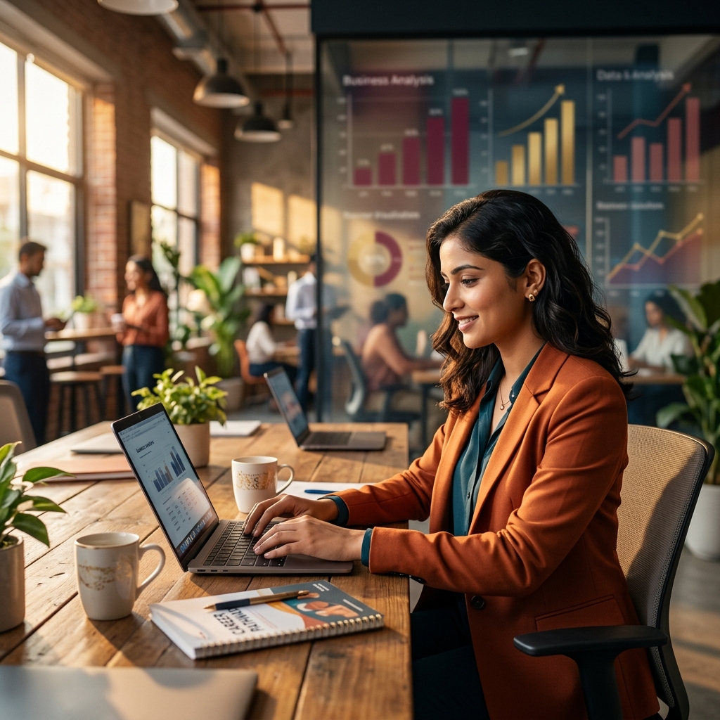 Learner building AI workflows on laptop